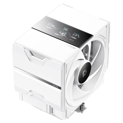 Cooler Para Processador Sudokoo SK700 V, 120 mm, AMD, Display LCD, 7 Heatpipes, Branco, R-SK700V-WHNDAN-GAS
