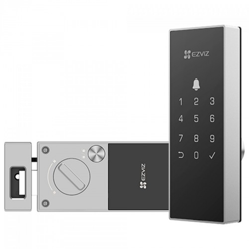Fechadura Inteligente EZVIZ DL03 Smart Rim Lock, Wi-Fi 2.4GHz, CS-DL03-R100-WP-GR