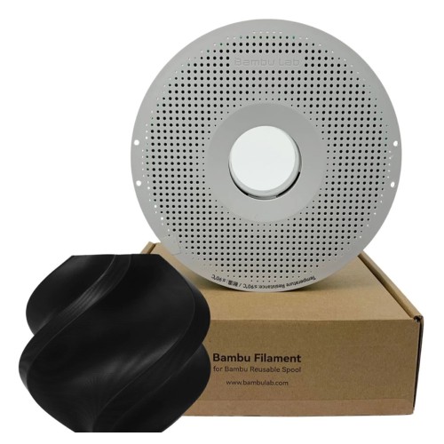 Filamento Bambu Lab ASA, 1,75mm, 1Kg, Preto, Com Carretel Reutilizável, B01-K0-1.75-1000-SPL