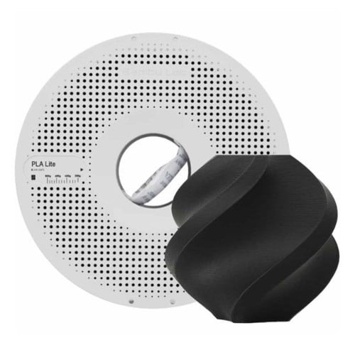 Filamento Bambu Lab, PLA Lite, 1kg, Preto, Com Carretel Reutilizável, 1,75mm, A18-K0-1.75-1000-SPL