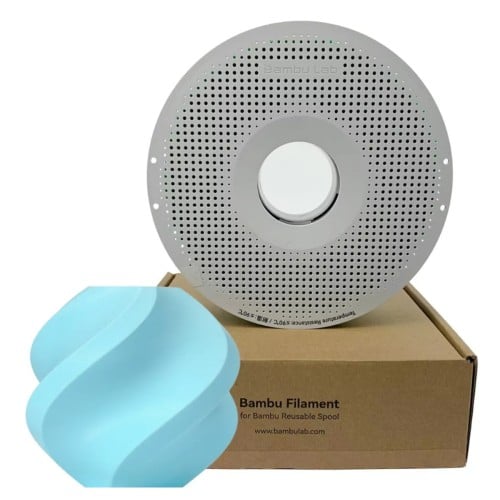 Filamento Bambu Lab PLA Matte, 1,75mm, 1Kg, Azul Gelo, Com Carretel Reutilizável, A01-B4-1.75-1000-SPL
