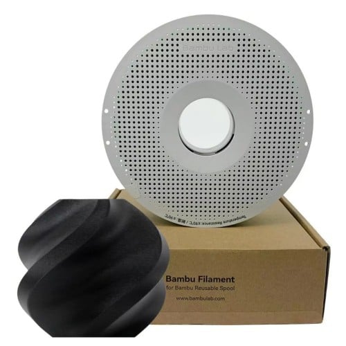 Filamento Bambu Lab PLA Matte, 1,75mm, 1Kg, Preto Carvão, Com Carretel Reutilizável, A01-K1-1.75-1000-SPL