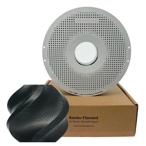Filamento Bambu Lab TPU Para AMS, 1,75mm, 1Kg, Preto, Com Carretel Reutilizável, U02-K0-1.75-1000-SPL