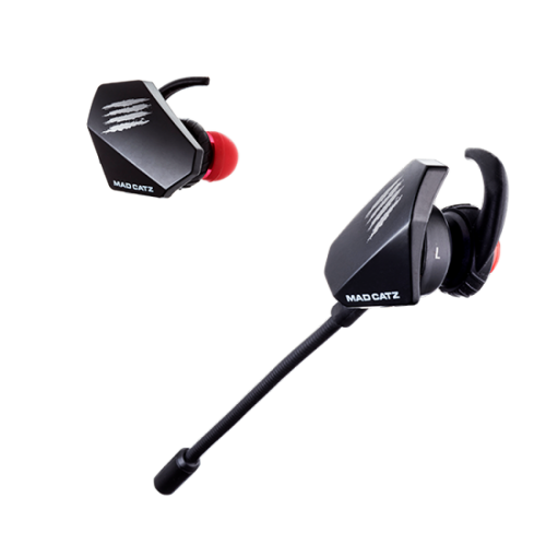 Fone de Ouvido Gamer Mad Catz The Authentic E.S. Pro+, C/ Microfone P2, Black-Red, AE21CDAMBL00