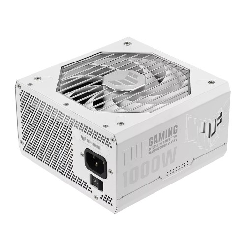 Fonte Asus TUF Gaming 1000G White, 1000W, 80 Plus Gold, PFC Ativo, Full Modular, Branco, 90YE00S5-B0BA00
