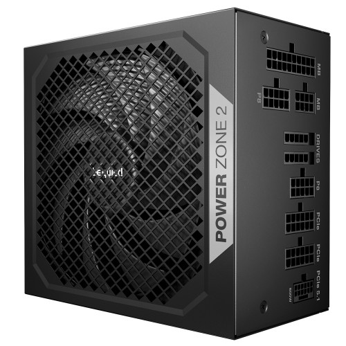 Fonte Be Quiet Power Zone 2, 1000W, 80 Plus Platinum, Cybenetics Platinum, PFC Ativo, Full Modular, Preto, BP008US