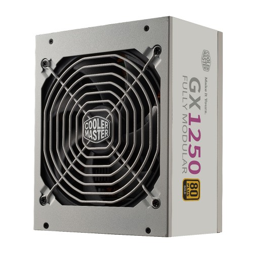 Fonte Cooler Master GX 1250W, 80 Plus Gold, PCI-E 5.0, ATX3.0, PFC Ativo, Full Modular, White, MPE-C501-AFCAG-3GB1