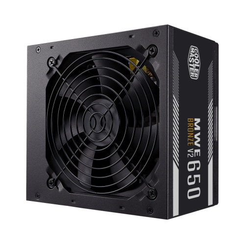 Fonte Cooler Master MWE 650 BRONZE - V2, 650w, 80 Plus Bronze, Full Range, PFC Ativo, MPE-6501-ACAAW-BBR