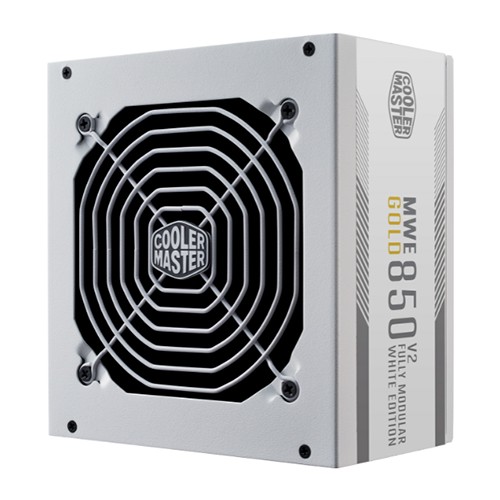 Fonte Cooler Master MWE 850W V2, 80 Plus Gold, PFC Ativo, Full Modular, White, MPE-8501-AFAAG-GWO