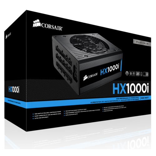 CORSAIR HX1000i コルセア プラチナ規格 1000w電源 fonte-corsair-hx1000i-1000w-