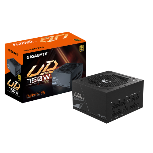 Fonte Gigabyte GP-UD750GM, 750W, 80 Plus Gold, PFC Ativo, Full Modular, GP-UD750GM