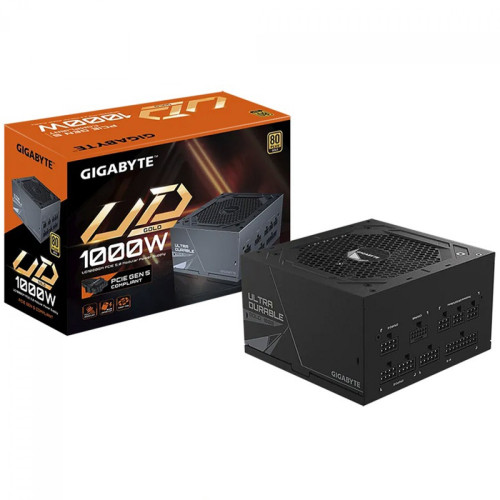 Fonte Gigabyte UD1000GM PG5, 1000W, 80 Plus Gold, PFC Ativo, Full Modular, GP-UD1000GM PG5