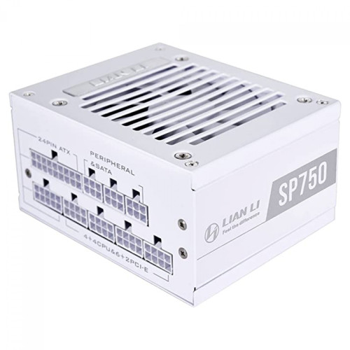 Fonte Lian Li, 750W, 80 Plus Gold, PFC Ativo, White, SP750 WHITE