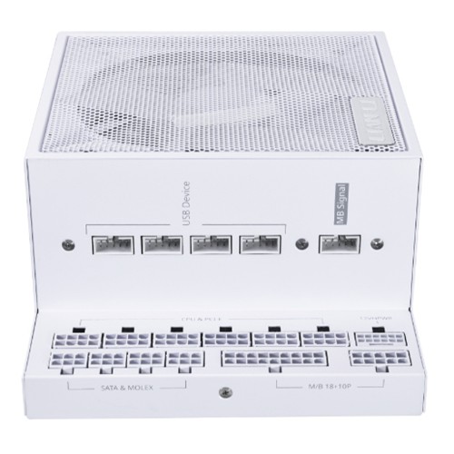 Fonte Lian Li EDGE 1000W White, 80 Plus Platinum, ATX 3.1, PFC Ativo, Full Modular, Branco, EG1000 WHITE EU