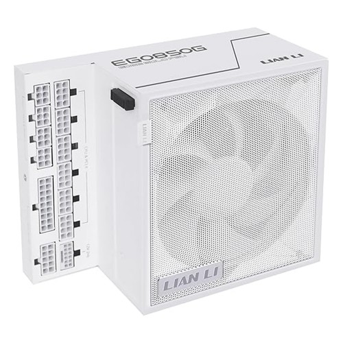 Fonte Lian Li EDGE Gold 850W, 80 Plus Gold,  ATX 3.1, PCIE 5.1, PFC Ativo, Full Modular, Branco, EG0850G WHITE EU