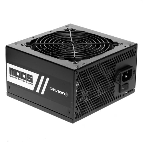 Fonte Liketec Steel Diamond, 500W, 80 Plus Bronze, PFC Ativo, Capacitores Japoneses, Preto