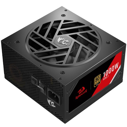 Fonte Redragon Master RGMS 1000W, 80 Plus Gold, PFC Ativo, PCIe 5.1, Full Modular, GC-MS03