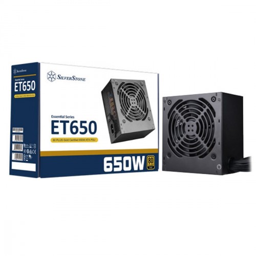 Fonte SilverStone SST-ET650-G, 650W, 80 Plus Gold, PFC Ativo, SST-ET650-G - Open Box