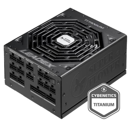 Fonte Super Flower LEADEX Titanium 1000W, 80 Plus Titanium, PFC