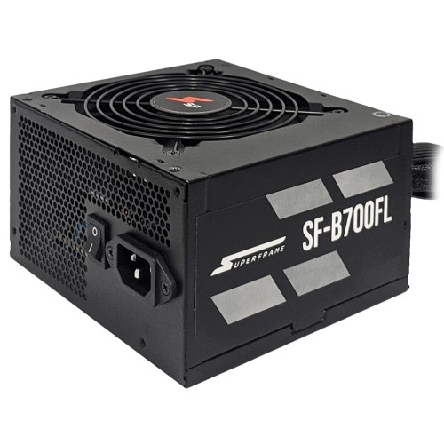 Fonte SuperFrame, 700W, 80 Plus Bronze, PFC Ativo, Cabos Flat, SF-B700FL - OPEN BOX