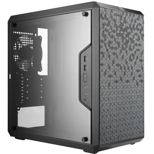 Gabinete Gamer Cooler Master Masterbox Q300L, Mini Tower, Black, Sem Fonte, Com 1 Fan, MCB-Q300L-KANN-S00