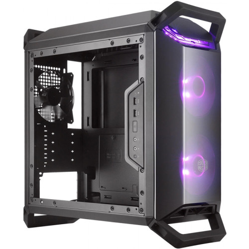 Gabinete Gamer Cooler Master Masterbox Q300P, Mini Tower, Lateral em Acrílico, Black, Sem Fonte, Com 3 Fans, MCB-Q300P-KANN-S02