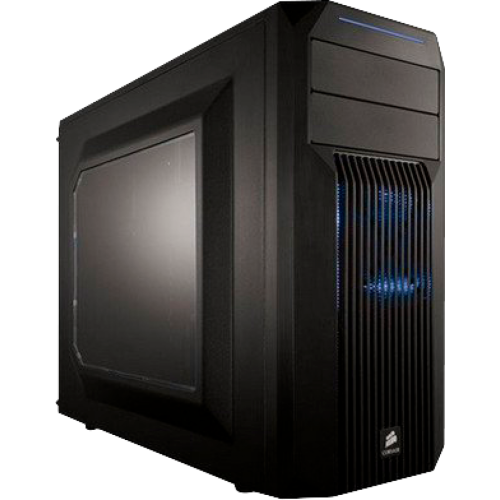 Gabinete Gamer Corsair Carbide SPEC-02, Mid Tower, Com 2 Fans, Lateral em Acrílico, Black, Sem Fonte, CC-9011057-WW