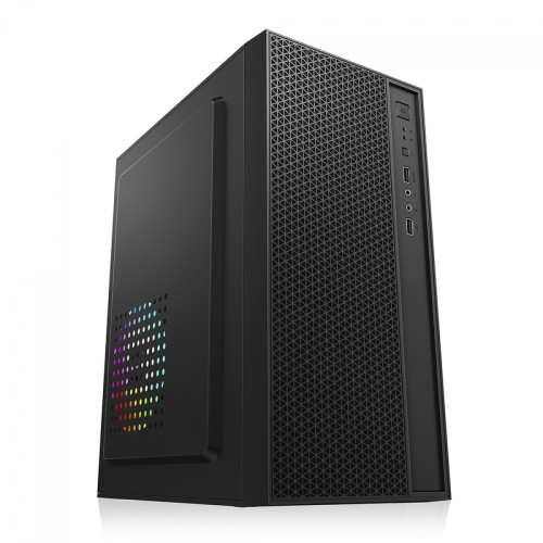 Gabinete Duex Office, MATX, Black, Sem Fonte, Sem Fan, DX255-4