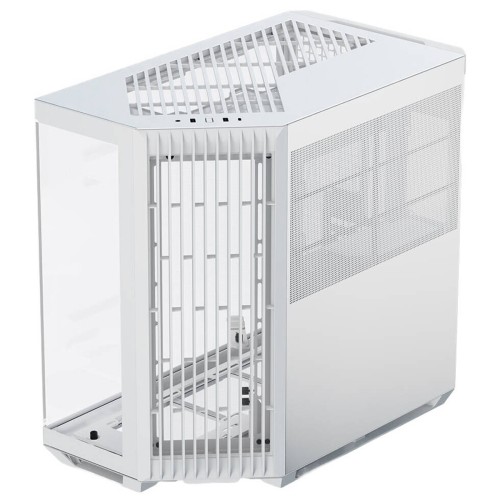 Gabinete Gamer APNX V1, Mid Tower, Vidro Temperado, ATX, Sem Fonte, Sem Fans, Branco