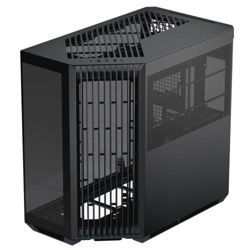 Gabinete Gamer APNX V1, Mid Tower, Vidro Temperado, ATX, Sem Fonte, Sem Fans, Preto