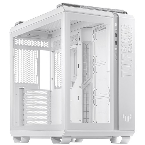 Gabinete Gamer Asus TUF GT502 Case-White, Mid Tower, Vidro Temperado, ATX, Branco, 90DC0093-B00000