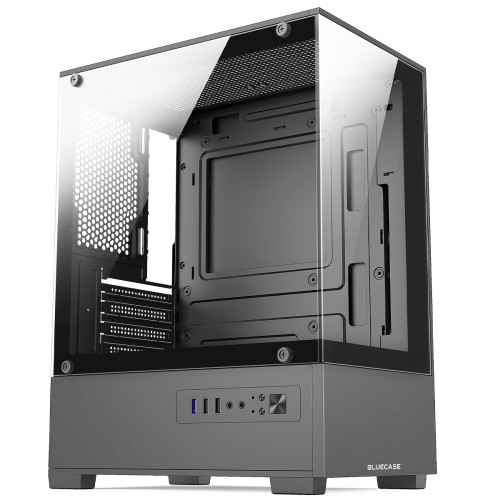 Gabinete Gamer Bluecase HIT BG-054 Mid Tower Cinza | Terabyte