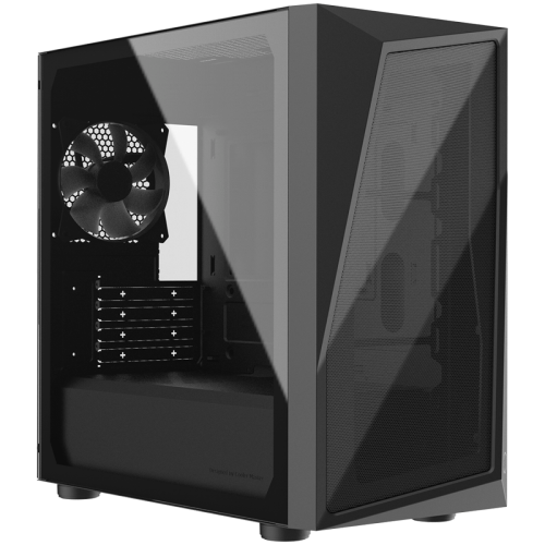 Gabinete Gamer Cooler Master CMP 320L, Mid Tower, Vidro Temperado, ARGB, mATX, Com 1 Fan, Black, CP320-KGNN-S03