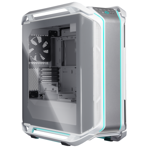 Gabinete Gamer Cooler Master, Cosmos C700M RGB, Full Tower, Vidro Temperado, White, Sem Fonte, Com 4 Fans, MCC-C700M-WG5N-S00