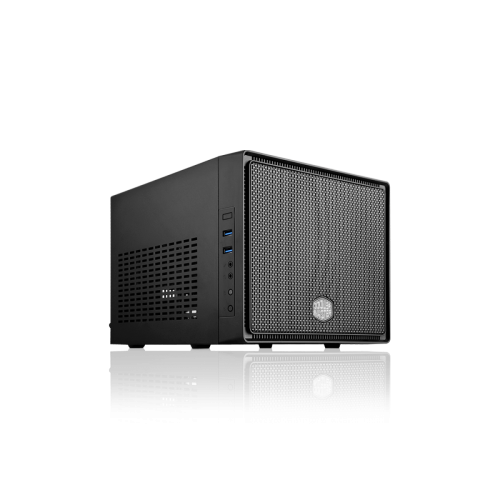 Gabinete Gamer Cooler Master Elite 110, Mini ITX, Sem Fonte, Com 1 Fan, Black, RC-110-KKN2