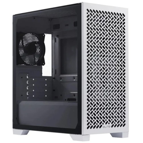 Gabinete Gamer Cooler Master Elite 302 Lite, Vidro Temperado, Mid Tower, mATX, Com 1 Fans, Branco, E302L-WGNN-S00