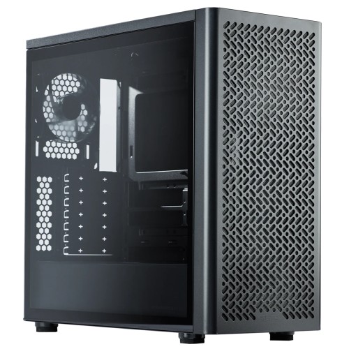 Gabinete Gamer Cooler Master Elite 502 Lite, Vidro Temperado, Mid Tower, ATX, Com 1 Fan, Preto, E502L-KGNN-S00