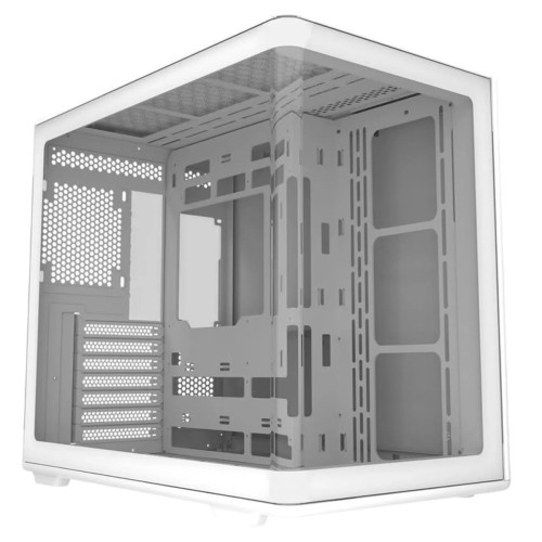 Gabinete Gamer Cooler Master Elite 600, Mid-Tower, Vidro Temperado, ATX, Branco, Sem Fonte, Sem Fans, E600-WGNN-S00