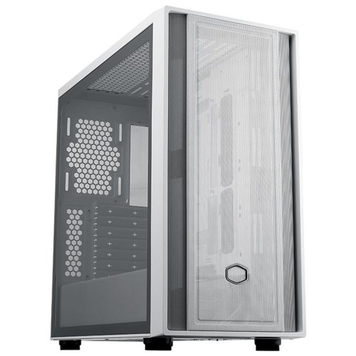 Gabinete Gamer Cooler Master MasterBox 600 Lite, Mid-Tower, Vidro Temperado, ATX, Branco, Sem Fans, MB600L-WGNN-S00