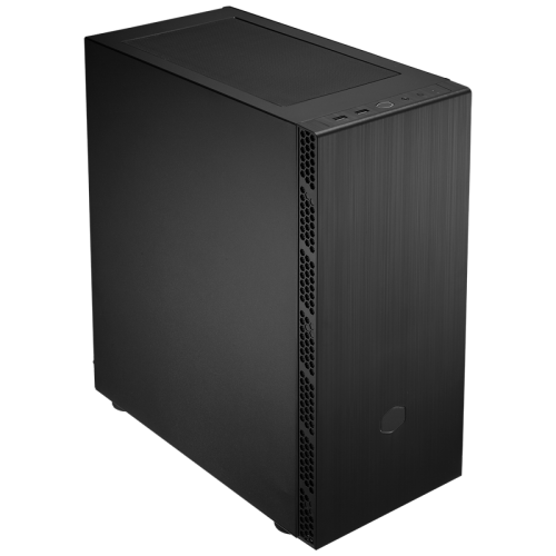 Gabinete Gamer Cooler Master Masterbox MB600L V2 Steel, Mid Tower, Black, Sem Fonte, Com 1 Fan, MB600L2-KNNN-S00