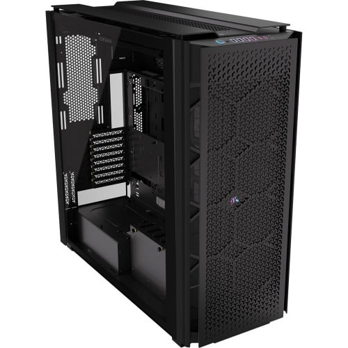 Gabinete Gamer Corsair 9000D RGB Airflow, Full Tower, Vidro Temperado, E-ATX/SSI-EEB, Sem Fans, Preto, CC-9011273-WW