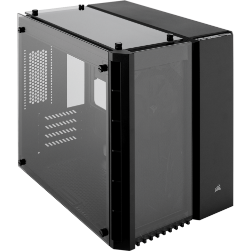 Gabinete Gamer Corsair Crystal 280x, Mini Tower, Sem Fan, Vidro Temperado, Black, Sem Fonte, CC-9011134-WW