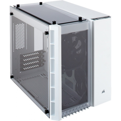 Gabinete Gamer Corsair Crystal 280x, Mini Tower, Vidro Temperado, White, Sem Fonte, CC-9011136-WW