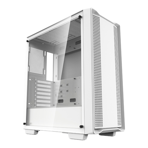 Gabinete Gamer DeepCool CC560 WH Limited, White, Mid Tower, Vidro Temperado, ATX, Sem Fonte, Sem Fan, R-CC560-WHNAA0-C-1