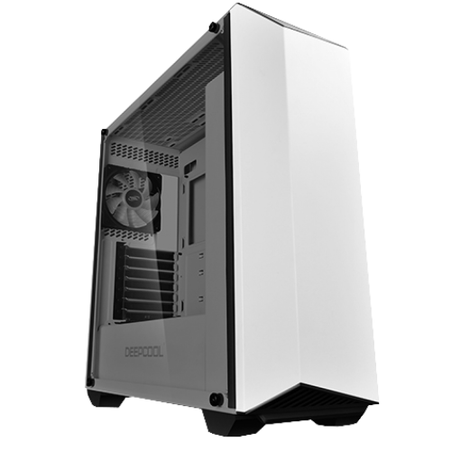 Gabinete Gamer DeepCool Earlkase RGB WH, Mid Tower, Com 2 Fans, Vidro Temperado, White, Sem Fonte, EARLKASERGBWH