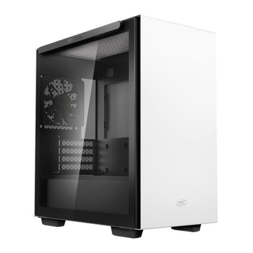 Gabinete Gamer DeepCool Macube 110, Mid Tower, Vidro Temperado, White, Sem Fonte, Sem Fan, R-MACUBE110-WHNGM0N-B-1