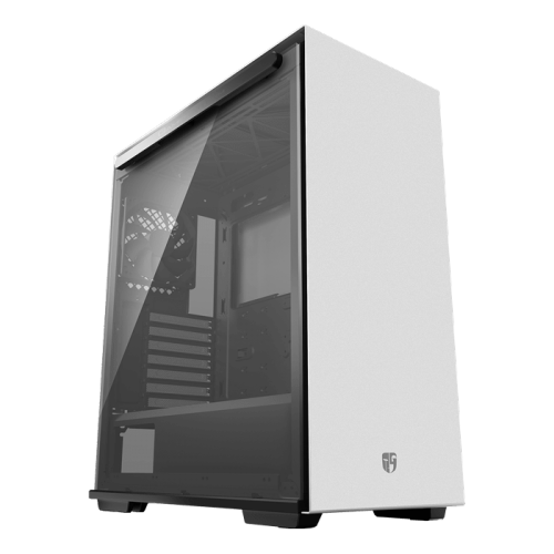 Gabinete Gamer DeepCool, Macube 310, Mid Tower, Vidro Temperado, White, Sem Fonte, Sem Fan, GS-ATX-MACUBE310-WHG0P
