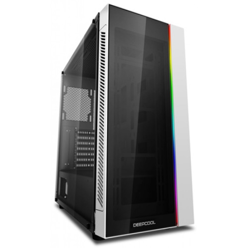 Gabinete Gamer DeepCool MATREXX 55 ADD-RGB, Mid Tower, Sem Fan, Vidro Temperado, White, Sem Fonte, MATREXX 55 ADD-RGB WH