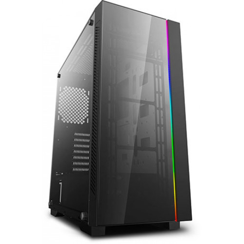 Gabinete Gamer DeepCool MATREXX 55 ADD-RGB V3, Mid Tower, Vidro Temperado, Black, Sem Fonte, Sem Fan