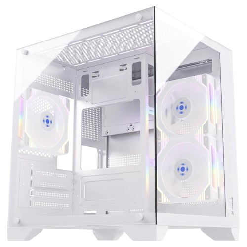 Gabinete Gamer Fortrek Clarity Mid Tower Branco | Terabyte
